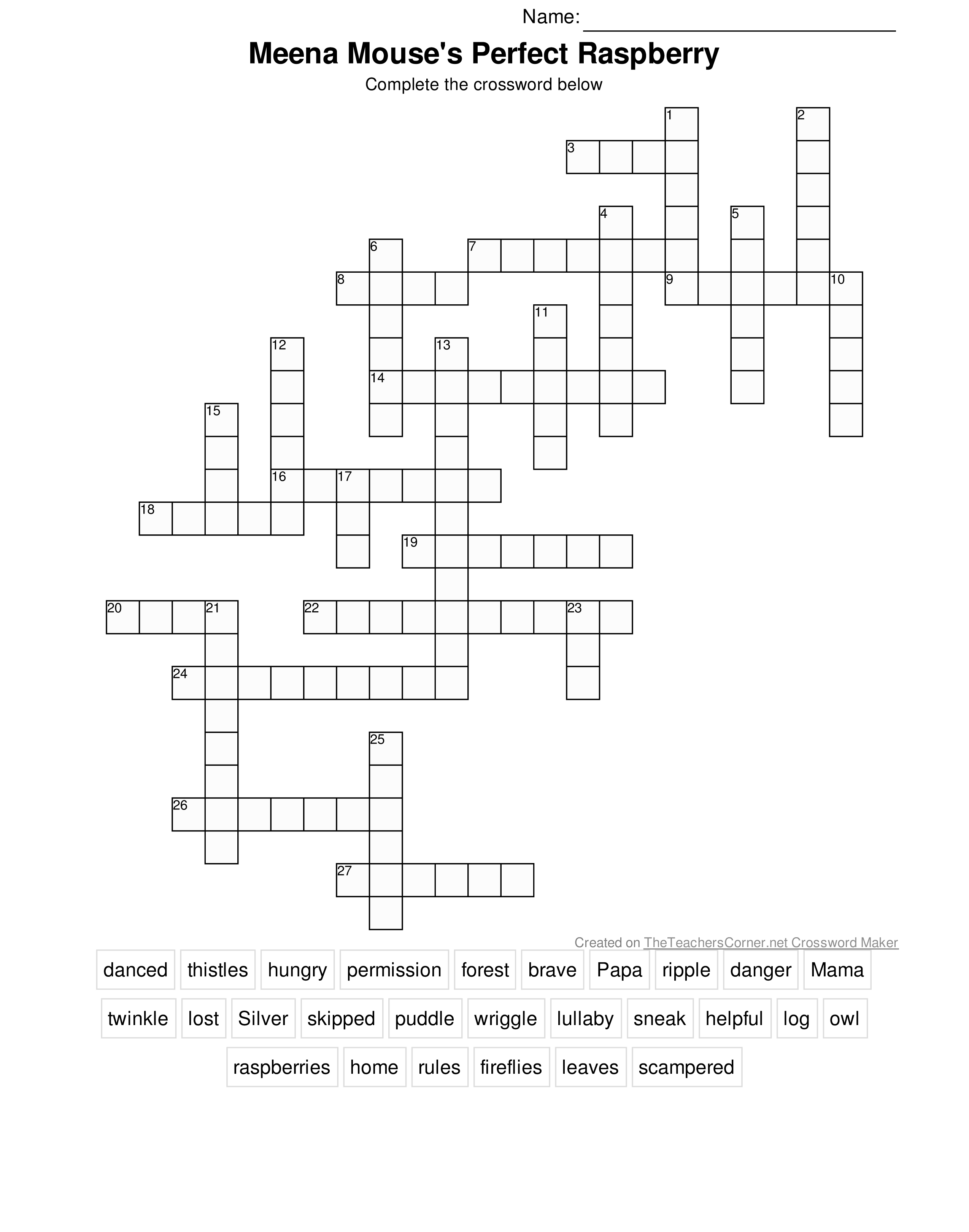 Crossword